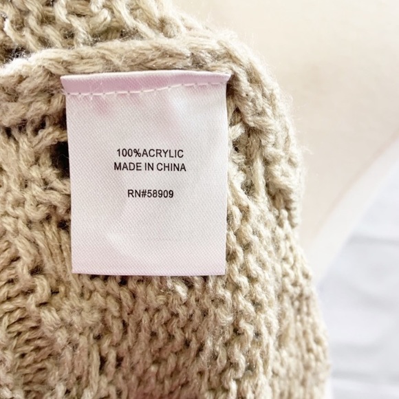 Retro Threads Wide Knit Open Cardigan Sweater - Picture 9 of 9